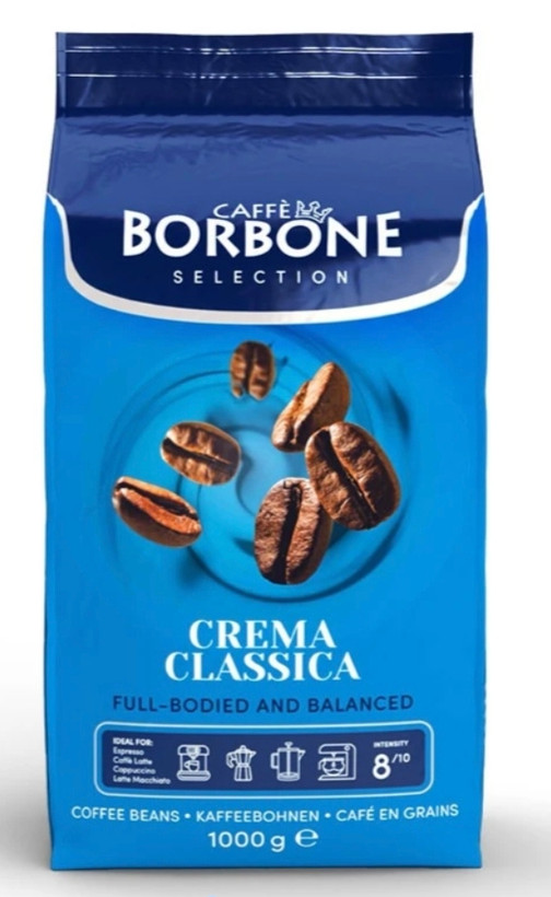 قهوه بوربون کرما کلاسیک ۱ کیلوگرم - Borbone Crema Classica