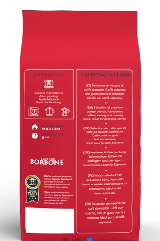 خرید قهوه اسپرسو اینتنسو Borbone رایحه شکلات تلخ